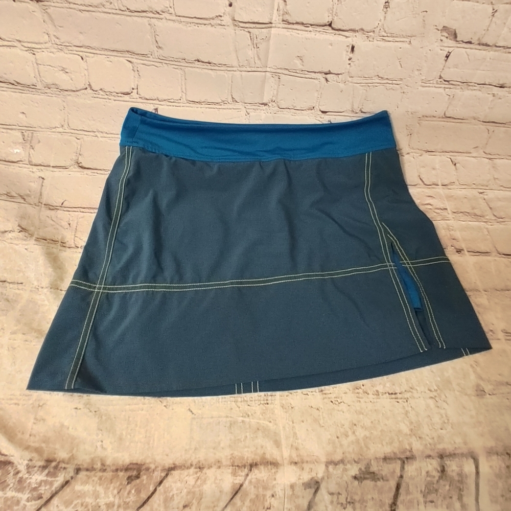 Title Nine Nimblene Womens Tennis Skort Blue Medium